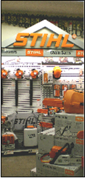 WE CARRY A FULL LINE OF STIHL PRODUCTS